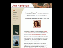 Tablet Screenshot of annharleman.com